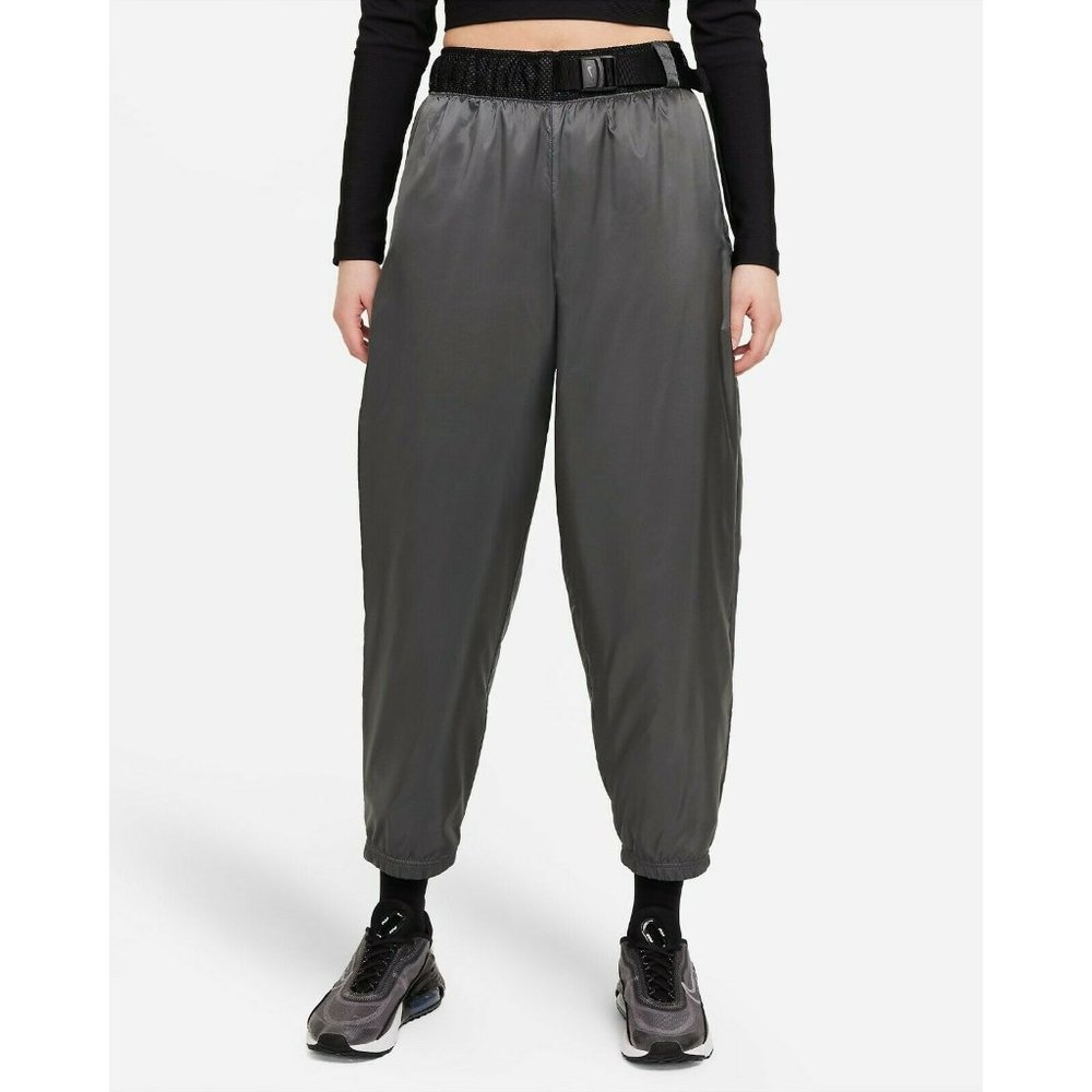 Nike Sportswear Tech Pack Women's Pants Loose Fit Size S Black/ Grey CZ9791-010